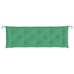 Garden Bench Cushion Green 150x50x7 Cm Fabric