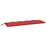 Garden Bench Cushion Red 150x50x7 Cm Fabric