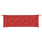 Garden Bench Cushion Red 150x50x7 cm Oxford Fabric