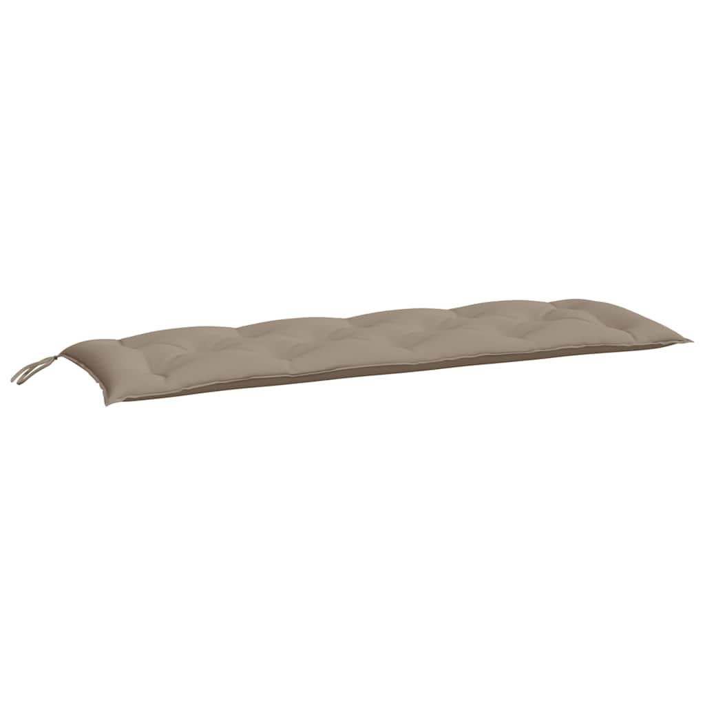 Garden Bench Cushion Taupe 150x50x7 Cm Fabric