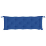 Garden Bench Cushion Blue 150x50x7 Cm Fabric