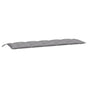 Garden Bench Cushion Grey 180x50x7 Cm Fabric