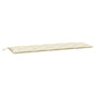 Garden Bench Cushion Cream White 180x50x7 Cm Fabric