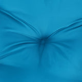 Garden Bench Cushion Light Blue 180x50x7 Cm Fabric - Top-Down View