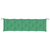 Garden Bench Cushion Green 180x50x7 Cm Fabric