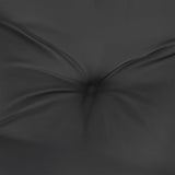 Garden Bench Cushion Black 180x50x7 Cm Fabric