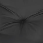 Garden Bench Cushion Black 180x50x7 Cm Fabric