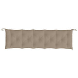 Garden Bench Cushion Taupe 180x50x7 Cm Fabric