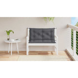 Garden Bench Cushion Anthracite 100x(50+50)x7cm Oxford Fabric