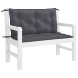 Garden Bench Cushion Anthracite 100x(50+50)x7cm Oxford Fabric