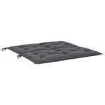 Garden Bench Cushion Anthracite 100x(50+50)x7cm Oxford Fabric
