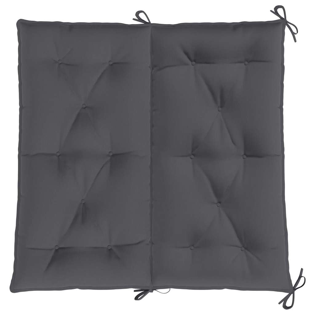 Garden Bench Cushion Anthracite 100x(50+50)x7cm Oxford Fabric