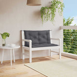 Garden Bench Cushion Anthracite 100x(50+50)x7cm Oxford Fabric