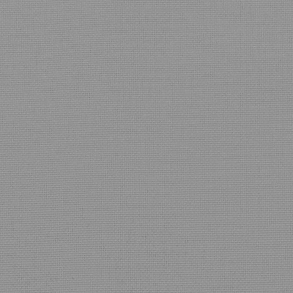 Garden Bench Cushion Grey 100x(50+50)x7cm Oxford Fabric