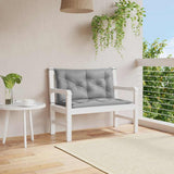 Garden Bench Cushion Grey 100x(50+50)x7cm Oxford Fabric