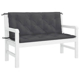Garden Bench Cushion Anthracite 120x(50+50)x7cm Oxford Fabric