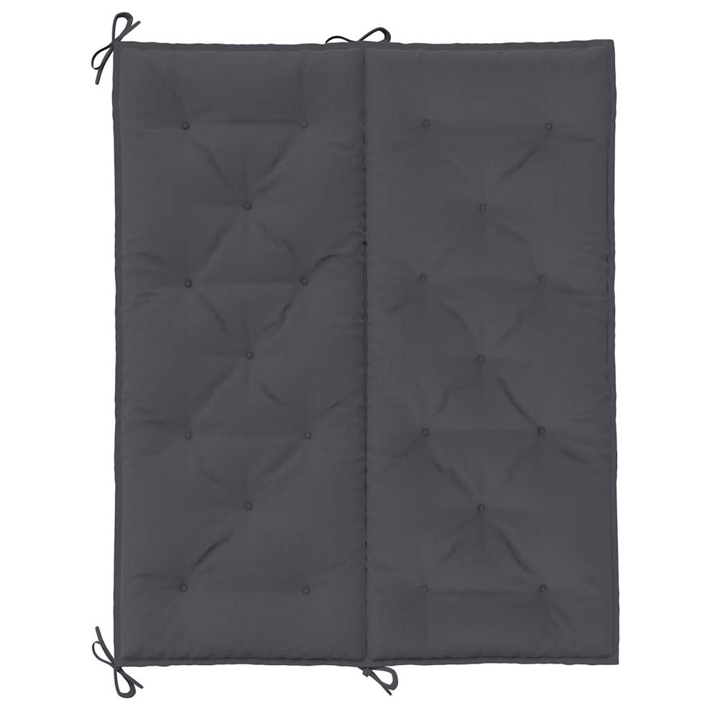 Garden Bench Cushion Anthracite 120x(50+50)x7cm Oxford Fabric