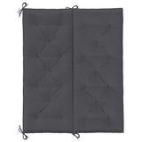 Garden Bench Cushion Anthracite 120x(50+50)x7cm Oxford Fabric