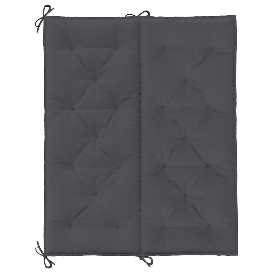 Garden Bench Cushion Anthracite 120x(50+50)x7cm Oxford Fabric