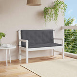 Garden Bench Cushion Anthracite 120x(50+50)x7cm Oxford Fabric