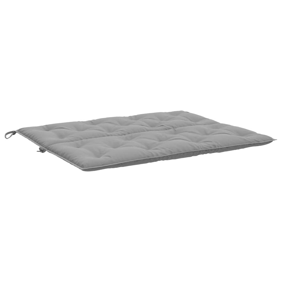 Garden Bench Cushion Grey 120x(50+50)x7cm Oxford Fabric