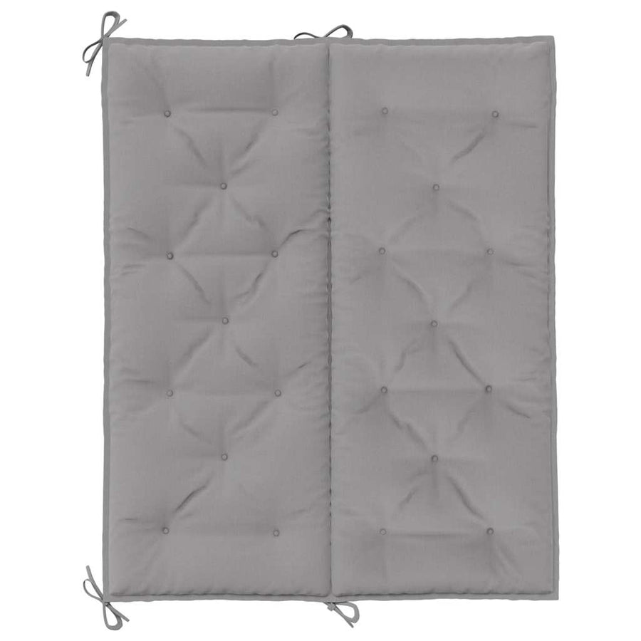 Garden Bench Cushion Grey 120x(50+50)x7cm Oxford Fabric