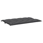 Garden Bench Cushion Anthracite 150x(50+50)x7cm Oxford Fabric
