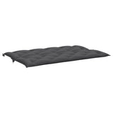 Garden Bench Cushion Anthracite 150x(50+50)x7cm Oxford Fabric - 45-Degree Angle