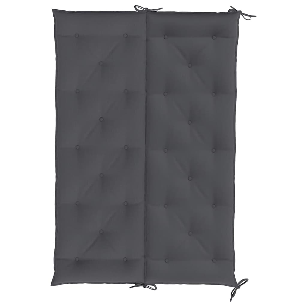 Garden Bench Cushion Anthracite 150x(50+50)x7cm Oxford Fabric