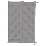 Garden Bench Cushion Grey 150x(50+50)x7cm Oxford Fabric