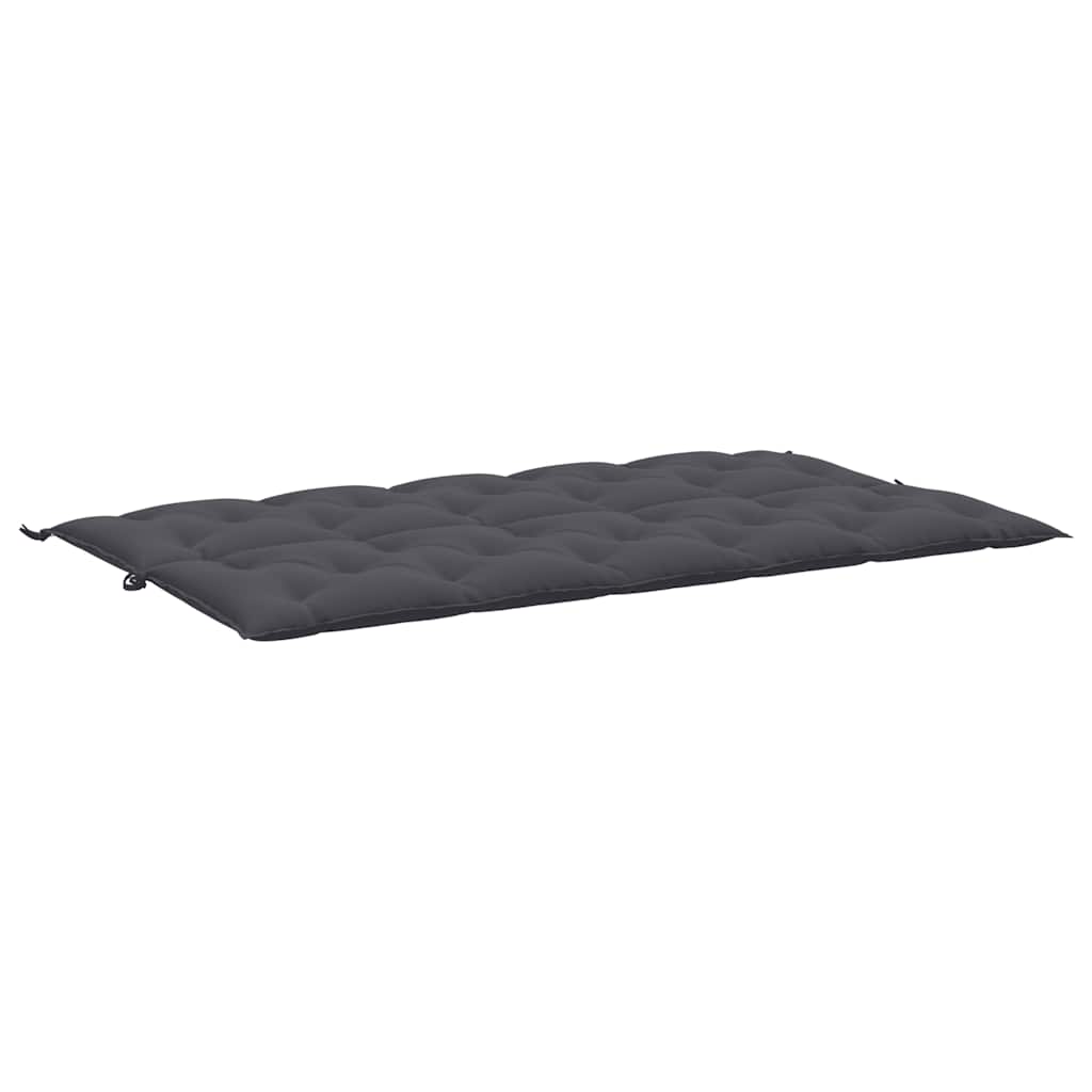 Garden Bench Cushion Anthracite 180x(50+50)x7cm Oxford Fabric