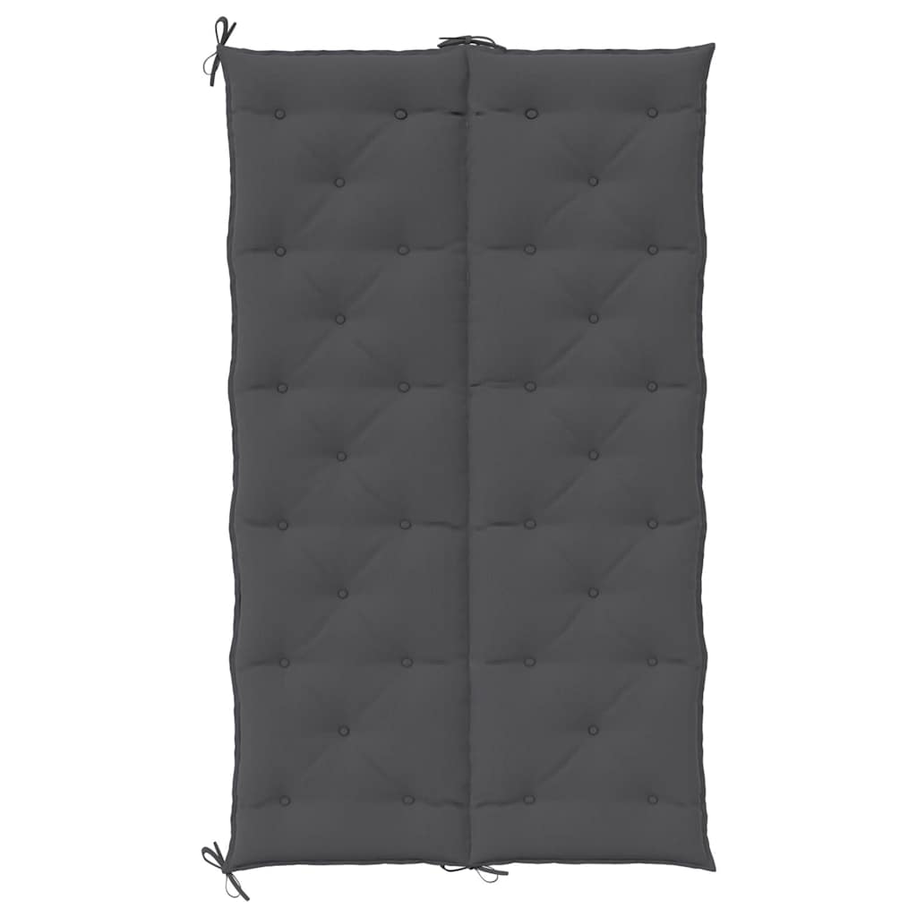 Garden Bench Cushion Anthracite 180x(50+50)x7cm Oxford Fabric