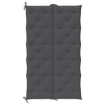 Garden Bench Cushion Anthracite 180x(50+50)x7cm Oxford Fabric