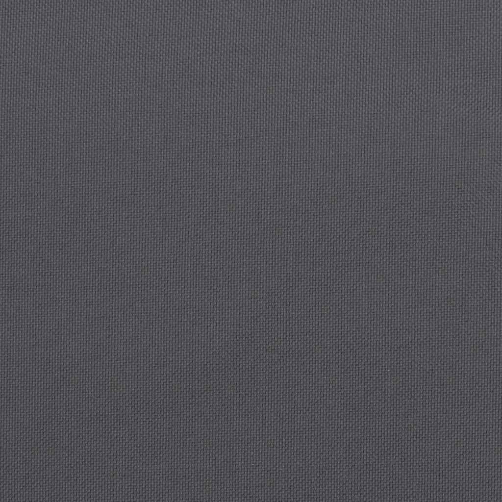 Garden Bench Cushion Anthracite 180x(50+50)x7cm Oxford Fabric