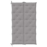 Garden Bench Cushion Grey 180x(50+50)x7cm Oxford Fabric