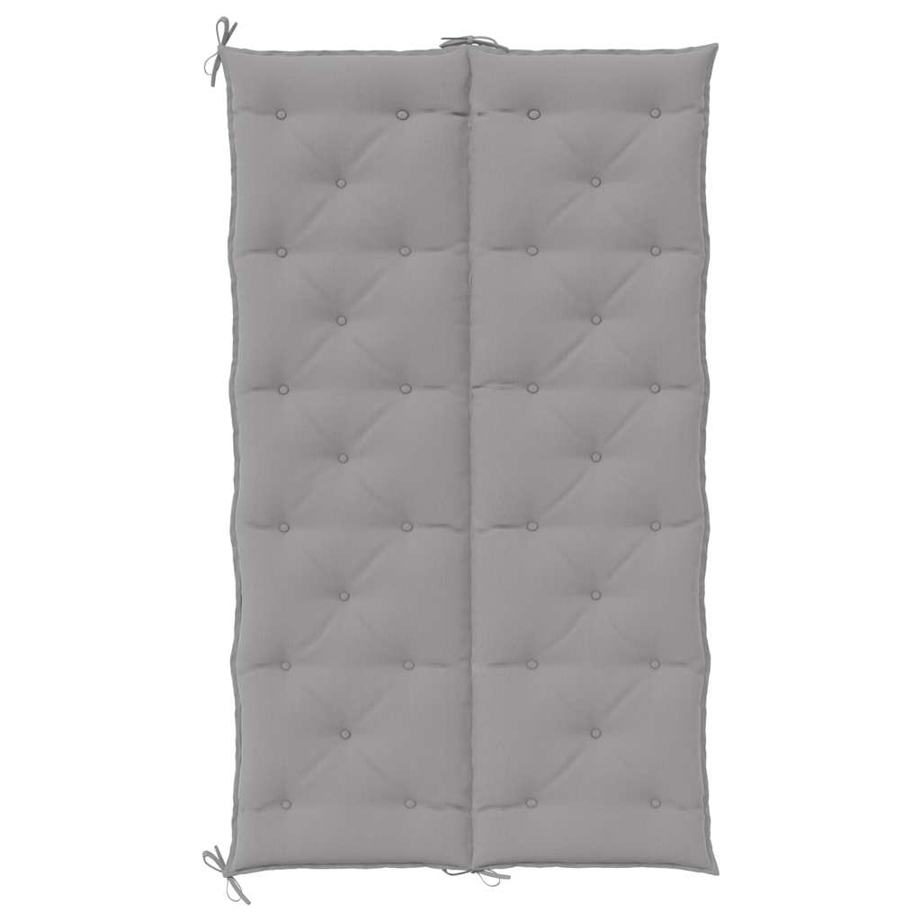 Garden Bench Cushion Grey 180x(50+50)x7cm Oxford Fabric