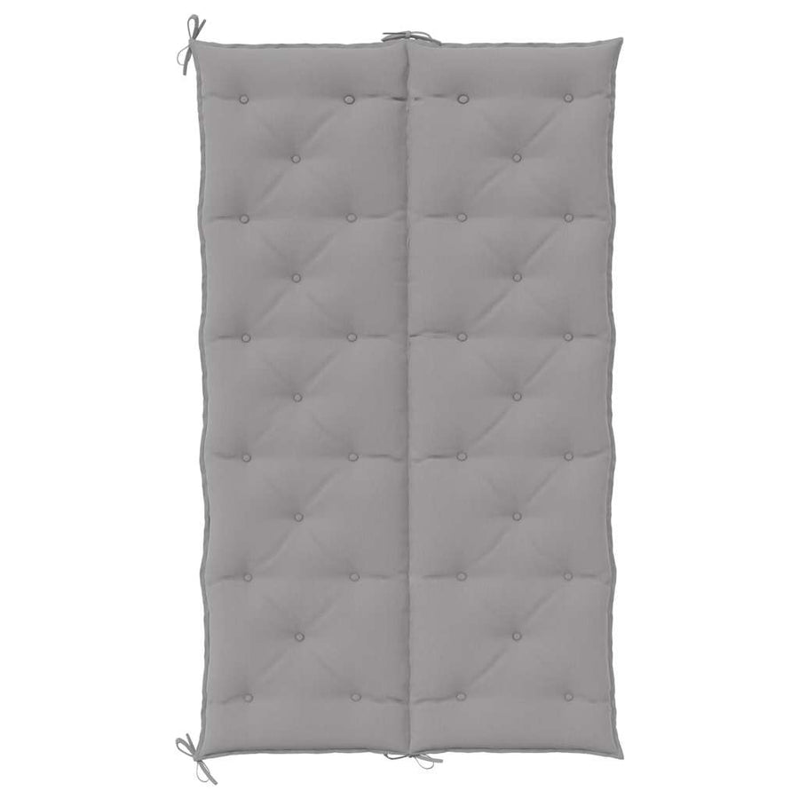 Garden Bench Cushion Grey 180x(50+50)x7cm Oxford Fabric