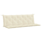 Garden Bench Cushion Cream White 180x(50+50)x7cm Oxford Fabric
