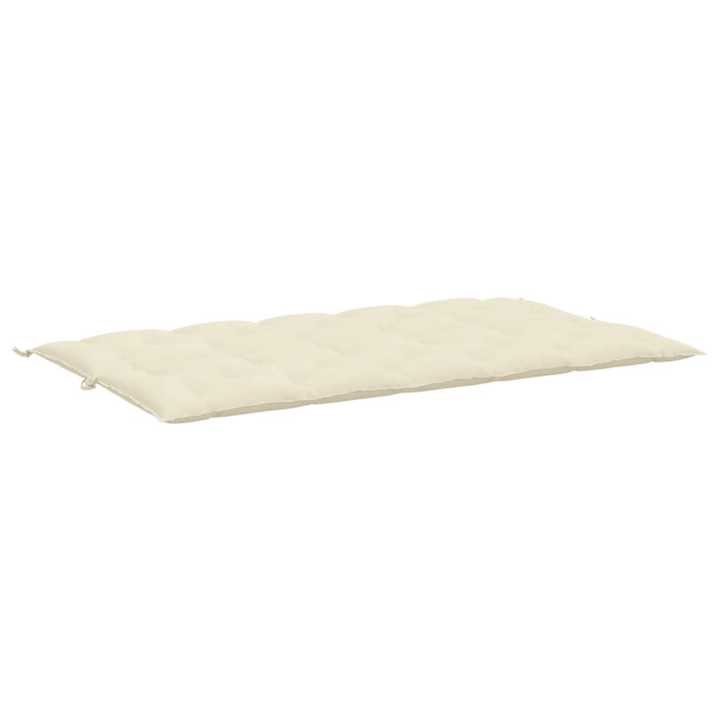 Garden Bench Cushion Cream White 180x(50+50)x7cm Oxford Fabric