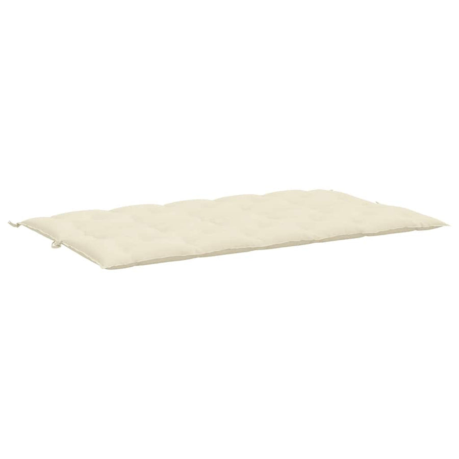 Garden Bench Cushion Cream White 180x(50+50)x7cm Oxford Fabric