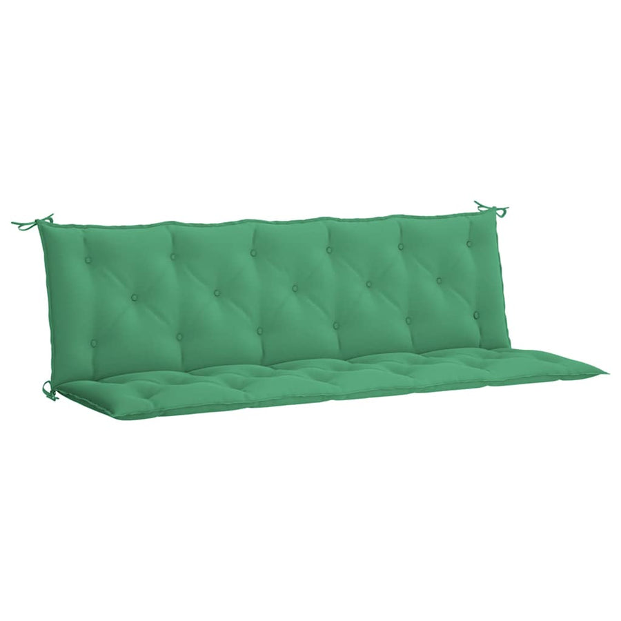 Garden Bench Cushion Green 180x(50+50)x7cm Oxford Fabric