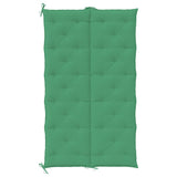 Garden Bench Cushion Green 180x(50+50)x7cm Oxford Fabric - 45-Degree Angle