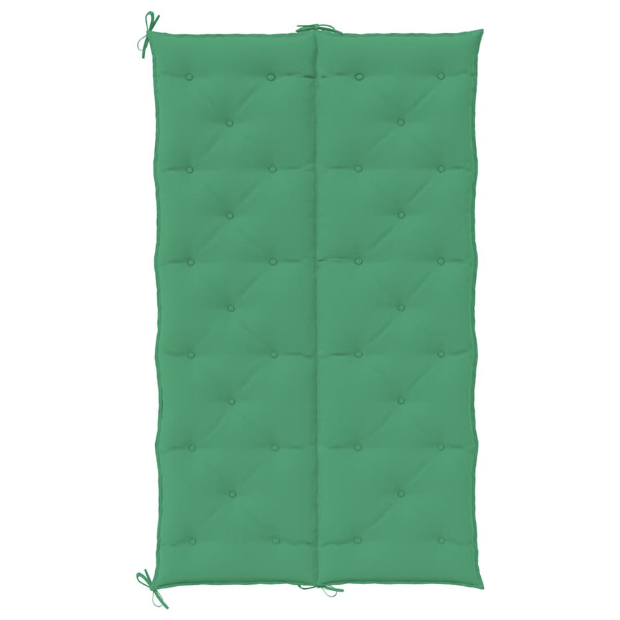 Garden Bench Cushion Green 180x(50+50)x7cm Oxford Fabric