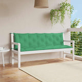 Garden Bench Cushion Green 180x(50+50)x7cm Oxford Fabric