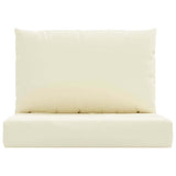 Pallet Cushions 2 pcs Cream White Oxford Fabric