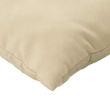 Pallet Cushions 2 pcs Beige Oxford Fabric - Close-Up Angle