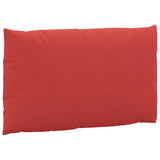 Pallet Cushions 2 pcs Red Oxford Fabric - Rear View