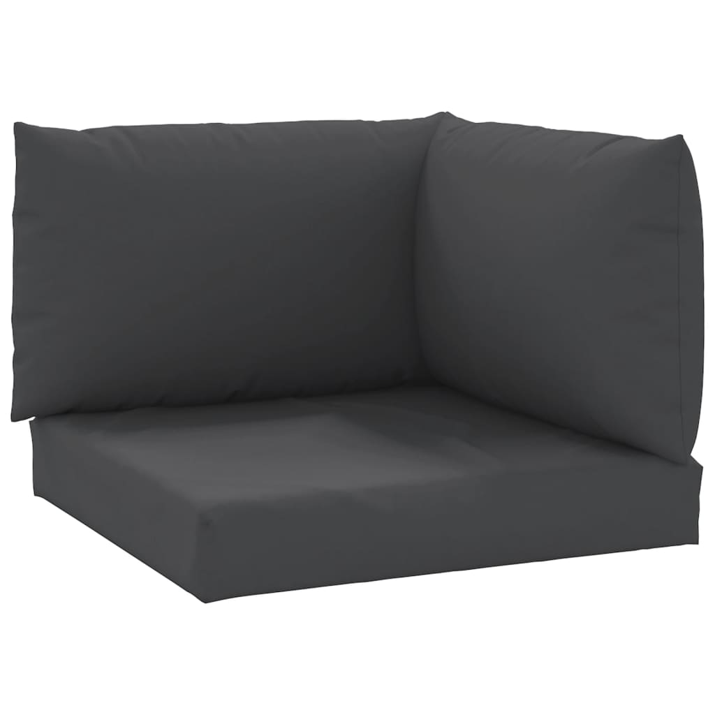 Pallet Cushions 3 pcs Black Oxford Fabric