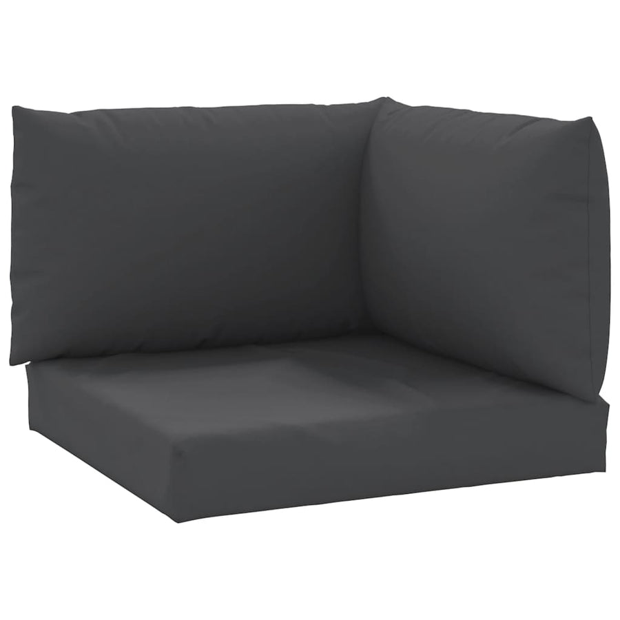 Pallet Cushions 3 pcs Black Oxford Fabric