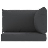 Pallet Cushions 3 pcs Black Oxford Fabric
